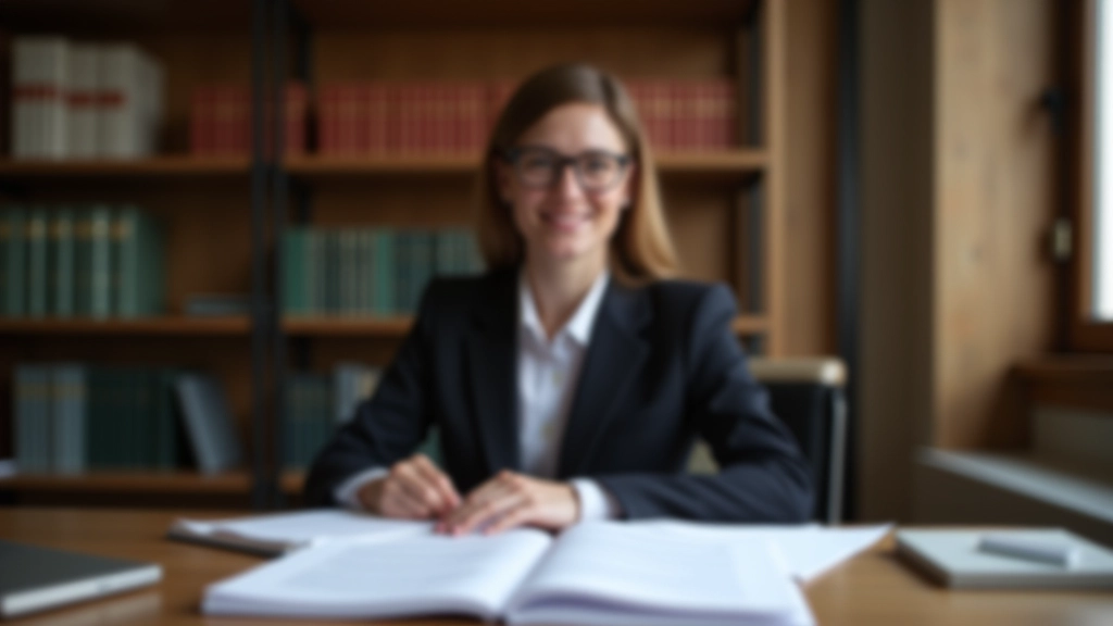 Professionelles Büro für Erbschaftsplanung mit Dokumenten und Arbeitsbereich